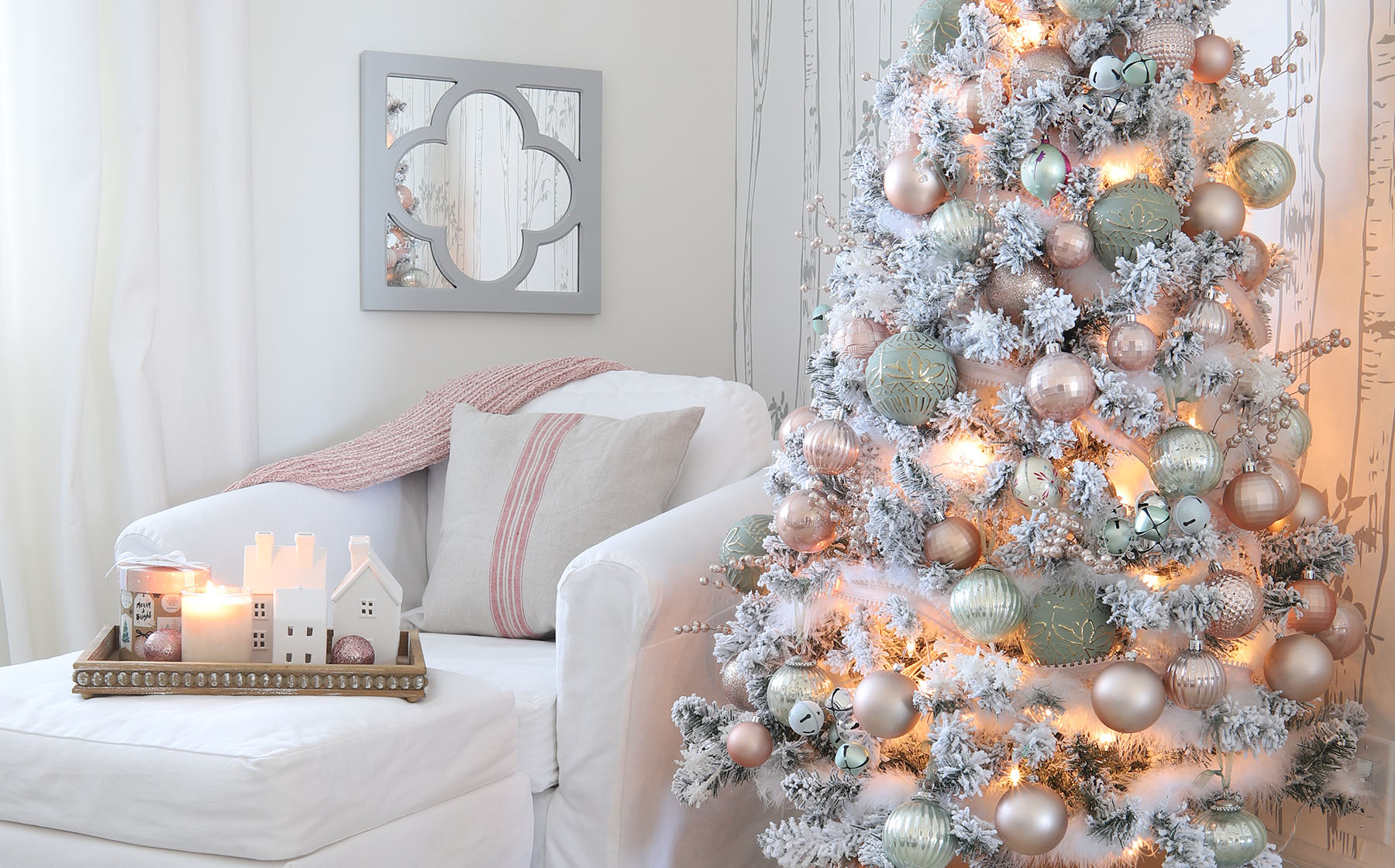 Pretty Pastel Christmas Tree - Willow Bloom Home