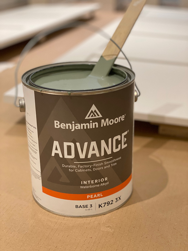 How to Paint Cabinets with Benjamin Moore Advance – Week 7 of the One ...